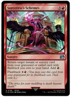Sorceress's Schemes (Foil) - 0159 - Final Fantasy - MTG - NM/M - Image 1