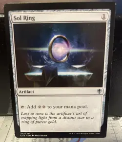 Sol Ring Off Center Misprint Magic The Gathering - Image 1