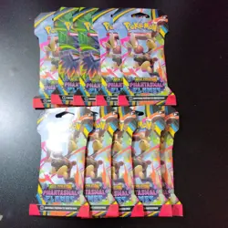 Pokemon TCG Phantasmal Flames ME02 Sleeved Booster Pack Factory Sealed-Lot Of 10 - Image 1