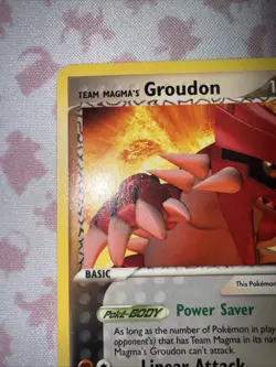 Pokemon TCG- 2004 Team Magma’s Groudon 9/95 Team Magma Vs Team Aqua MP - Image 2