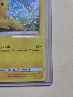 Pikachu 28/73 Sequin HOLO General Mills Pokemon Shining Legends 2017 LP - Image 3