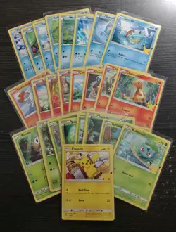 Pokemon 25th Anniversary McDonald’s 2021 Promo FULL MASTER SET HOLO 50/50 - Image 4