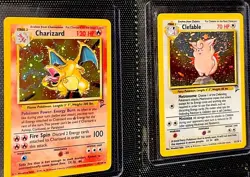 Pokemon TCG Base Set 2 COMPLETE MASTER SET 100% 130/130 LP Charizard Holo Swirls - Image 3