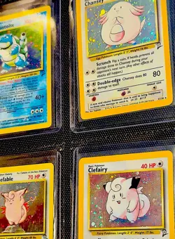 Pokemon TCG Base Set 2 COMPLETE MASTER SET 100% 130/130 LP Charizard Holo Swirls - Image 5