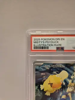 Pokemon Destined Rivals DRI EN Misty's Psyduck Illustration Rare #193 PSA 9 - Image 3