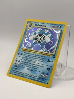 Poliwrath Base Set Holo 15/130 Unlimited MP Rare Pokemon TCG Card - Image 2