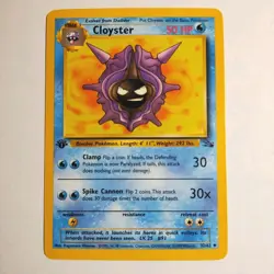 Cloyster 32/62 Fossil 1st Edition 1999 Pokemon WOTC LP - Image 1