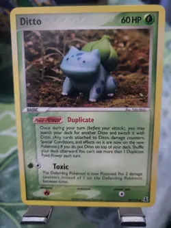 Pokemon Ditto Bulbasaur 36/113 Delta Species Regular 2005 LP - Image 1