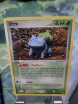 Pokemon Ditto Bulbasaur 36/113 Delta Species Regular 2005 LP - Image 2