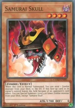 [Common] YuGiOh - Samurai Skull - COTD-EN081 NM/M 1st Ed - Image 1