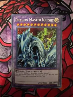Dragon Master Knight LCKC-EN065 Secret Rare NM-M Unlimited Edition - Image 1