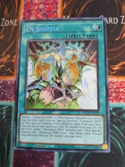 Yu-Gi-Oh! TCG EN Shuffle BLCR-EN008 Secret Rare 1st Edition Near Mint a1/ - Image 1