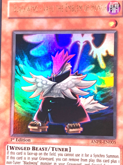 yugioh Blackwing - Vayu Emblem of Honor ANPR-EN005 1st Ed Ultra Near Mint - Image 2