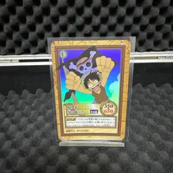 Initial Out of Print One Piece Card Hyper Battle Luffy C69 A Man's Departure - Image 1