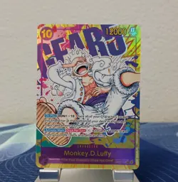 Monkey.D.Luffy Alt Art OP05-119 Secret Rare Near Mint One Piece TCG - Image 1