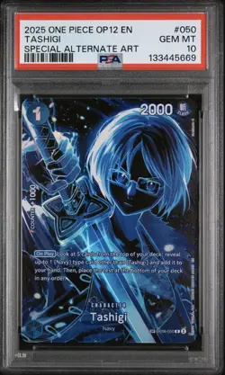 One Piece CCG Tashigi Special Alt Art Holo PSA 10 Gem Mint TCG - Image 1