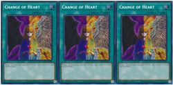 Change of Heart - Playset 3 Cards - RA01-EN050 - Secret Rare Yugioh - Image 1