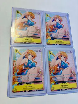 4x (Playset) O-Nami Welcome Pack Vol. 2 One Piece Promo Card NM - Image 1
