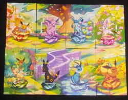 Pokemon Prismatic Evolution Eevee Mini Tin Art Cards 8/8 Complete Bundle - Image 4