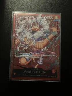 Monkey.D.Luffy ST21-001 ONE PIECE Tcg Card Game NM RED Leader - Image 1