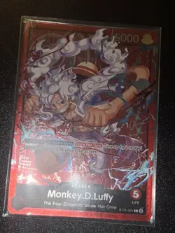Monkey.D.Luffy ST21-001 ONE PIECE Tcg Card Game NM RED Leader - Image 3