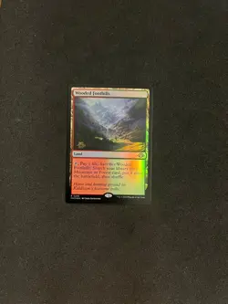 Wooded Foothills FOIL [Prerelease Cards] Magic MTG Cards LP - Image 1