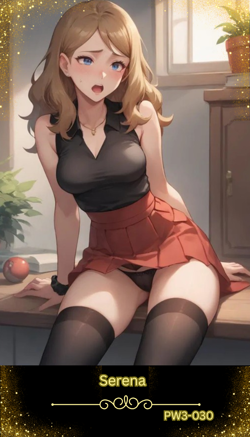 Serena - Beautiful Sexy Waifu Card -Custom DIY Fan Art Card PW3-030 - Image 1