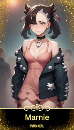 Marnie - Beautiful Sexy Waifu Card -Custom DIY Fan Art Card PW3-071 - Image 1