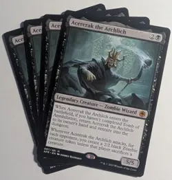 Acererak the Archlich x1 Adventures in the Forgotten Realms MTG LP/NM - Image 5
