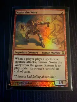 MTG Magic Norin the Wary Mystery Booster Time Spiral FOIL RARE NM - Image 1