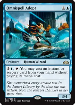 Omnispell Adept X4 (Guilds of Ravnica (2018)) MTG (NM) *CCGHouse* Magic - Image 1