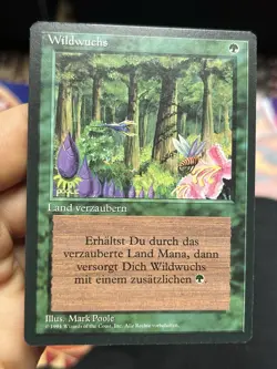 German FBB • Wild Growth • Pack Fresh • Mtg (2037) - Image 1