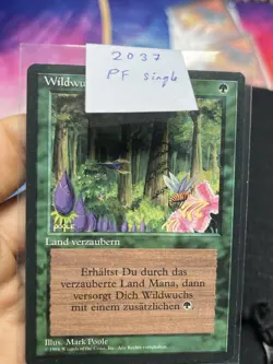German FBB • Wild Growth • Pack Fresh • Mtg (2037) - Image 3