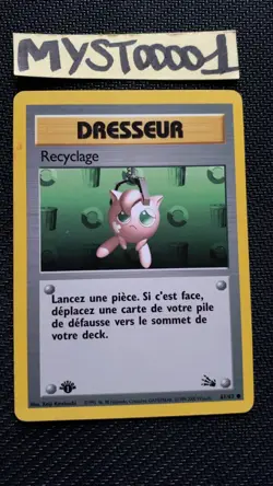 Carte Pokemon Recyclage 61/62 Fossil Edition 1 Francais Occasion INC Wizards - Image 1