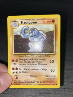 Carte Pokemon Machopeur 34/102 Set De Base Wizard Francais Occasion - Image 3