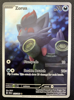 Zorua 075/064 Shrouded Fable Illustration Rare NM Pokemon 2024 - Image 1