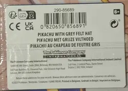 Pikachu With Grey Felt Hat Promo Card Pokemon Van Gogh Museum NEW SEALED - Image 4