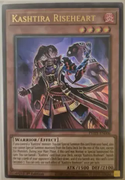 YuGiOh Kashtira Riseheart Ultra Rare 1st Edition PHHY-EN006 - Image 1