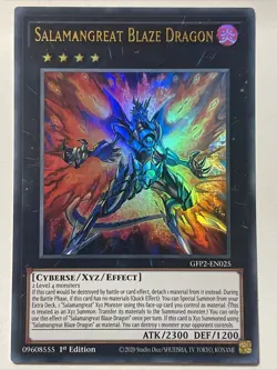Salamangreat Blaze Dragon - GFP2-EN025 - Ultra Rare - 1st Edition - Yugioh - Image 1