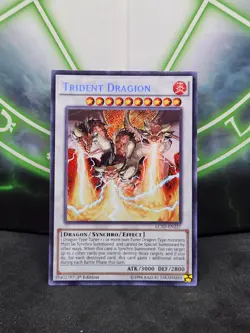 Yugioh Trident Dragion LC5D-EN237 Secret Rare 1st Edition NM - Image 1