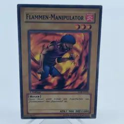 Yu-Gi-Oh! Karte - Flammen-Manipulator LOB-G012 Legend of Blue Eyes 1. Auflage - Image 1