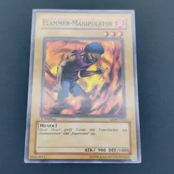 Yu-Gi-Oh! Karte - Flammen-Manipulator LOB-G012 Legend of Blue Eyes 1. Auflage - Image 2