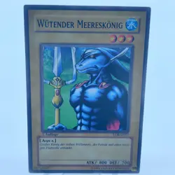 Yu-Gi-Oh! Karte - Wutender Meereskonig LOB-G027 Common 1. Auflage Edition - Image 1