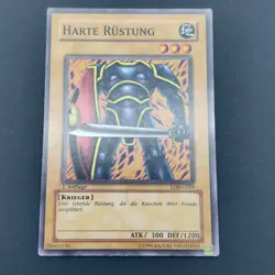 YuGiOh Karte - Harte Rustung LOB-G059 - Common - 1.Auflage 2002 Deutsch - Image 2