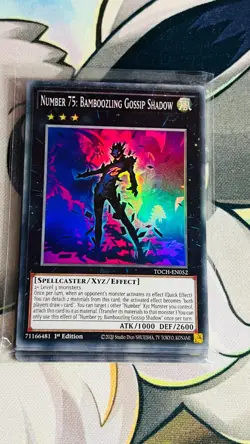 Number 75: Bamboozling Gossip Shadow - TOCH-EN052 - Super Rare 1st Ed YuGiOh NM - Image 1