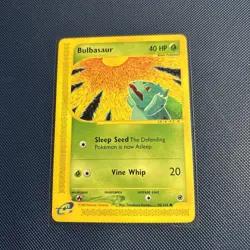 Pokemon TCG Bulbasaur Expedition Base Set Card 95/165 Regular Common LP - Image 1