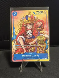 Monkey.D.Luffy (2nd Anniversary Stamped Promo) P-043 One Piece Promo Card - Image 1