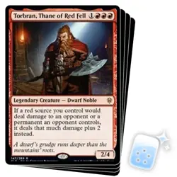 TORBRAN, THANE OF RED FELL X4 Throne Of Eldraine ELD Magic MTG MINT CARD - Image 1