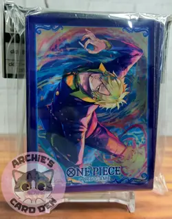 One Piece Card Game Character Themed Sleeves : Sanji (70pcs) SEALED - Image 1