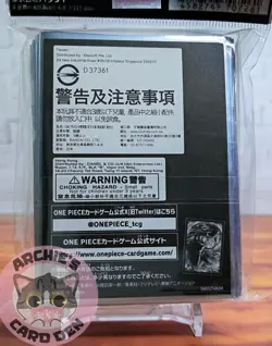One Piece Card Game Character Themed Sleeves : Sanji (70pcs) SEALED - Image 2